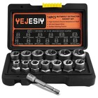 Bolt Extractor Set 14-piece Stripped Bolt Extractor Socket Set With Storage Case