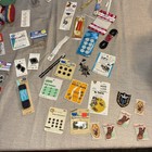 Lot Of Vintage Sewing Items   Crafts Buttons  Lace  Patches  Needles   More 