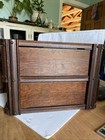 Antique Singer Treadle Sewing Machine 4 Oak Cabinet Drawers   2 Frames