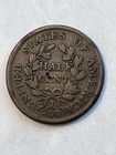 1804 Spiked Chin Draped Bust Half Cent Coin Fine Details Free Shipping Usa