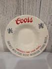 Vintage Ceramic Coors American Beer Advertising Ashtrays Set Of 2