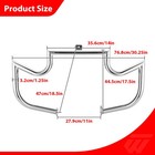 Front Engine Guard Highway Crash Bar For Harley Touring Street Electra Glide
