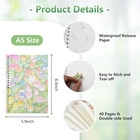 Reusable Sticker Book Collecting Album Sticker Storage Collection Book With 40 S