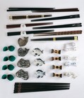 Chopsticks   Chopsticks Rest Made In Japan Various Lot Of 32