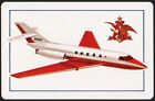 Vintage Playing Card Anheuser Busch Eagle Logo Corporate Jet Pic Falcon 50 N880f