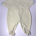 Vintage Little Me Yellow Duck Footed Romper Pajamas Baby 0   3 Months