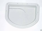 Side Wall Forced Air Vent Cowl Exterior Motorcycle Trailer Camper Rv White
