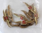 Vintage Western Airlines Jr Pilot Kids Flying Wings Plastic Pin Souvenir Lot 10