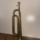 Vintage U s   Military Brass Bugle With Original Mouthpiece Usa Buglecraft Inc 