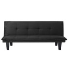 Modern Faux Suede Convertible Futon Sofa Bed upholstered Futon Couch With 3 Adju
