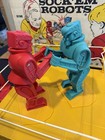 Vintage 1966 Rock  em Sock  em Robots By Marx With Original Box  manual