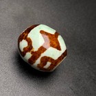 Tibetan Buddhism Agate Daluo Lotus Petal Dzi Bead Amulet Necklace Pendant G156