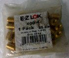   25 Pcs   E-z Lok 400-4 Threaded Insert Brass  Knife Thread  1 4 -20 Int Thd
