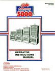Bally 5000 Series Slot Machine Operators Manual  90 Page  1987