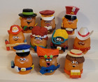Nugget Buddies Mcdonalds 1988 Complete Set Of 10 Mcnugget Happy Meal Toys