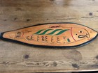 Pacific North West Native American Wood Carved Whale Oar 32  X 6 