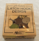 Vtg National Yarn Crafts Field Of Mushrooms R606 Rug Kit 20 X 27