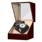 Automatic Rotation Watch Box 2 Watch Winder Storage Display Case Dual Watch Gift