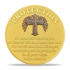 St  Michael Archangel Prayer Coin - Psalm 91 10-11 Shield Of Faith Token Medal