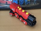 Brio Wooden Train Battery Operated Mighty Red Action Locomotive 