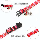 4 Pack Breakaway Cat Collar With Bell safety Adjustable Cat Collars Set With Fru