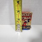 Rare    Vtg 1930 s Mickey Mouse Miniature Playing 52 Cards With Box Walt Disney 