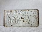 Vintage 1965 Texas License Plate Triple 6 s 666