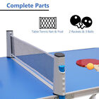 Foldable Ping Pong Table With Net Indoor Outdoor Fun Tennis Table 60 30  30inch