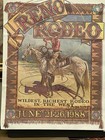 1988 Reno Wildest Richest Rodeo P  ster 258 1000  Signed By Buckeye Blake 22 x28 
