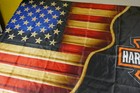 Harley Davidson Motorcycle Usa Flag 3x5 Ft Banner Garden Garage Sign