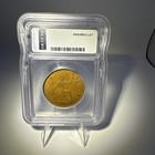 1962 Icg Genuine Ripz Queen Elizabeth Ii First Edition Penny Encapsulated