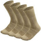 Wholesale Mens Beige Army Military Socks Combat Trekking Hiking Size 10-13 13-15