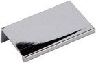 Silverline Chrome Plated Finger Edge Pulls Aluminum Cabinet Door Handle