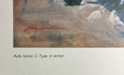  auto Union C-type In Action  By Walter Gotschke Grand Prix Race Wall Art Print