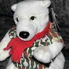 Rare Vtg Coca Cola Bean Bag Plush Polar Bear - Holiday 1999 Authentic With Tags