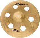 8-piece Gold Cymbal Set  Hihat  Crash  Ride  Splash   China    