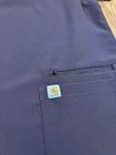 Carhartt Modern Fit Force V-neck Scrub Top Womens Xs Brown Solid Medical