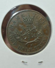 1850 Bank Of Upper Canada Half-penny Token Dragon Horse Breton Au  Very Choice