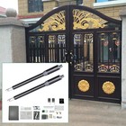 Electric Automatic Arm Dual Swing Gate Opener Heavy Duty Kit Remote Control New