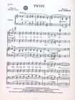 Twins Sheet Music Sandhog Earl Robinson Waldo Salt Musical Flop Male Quartet