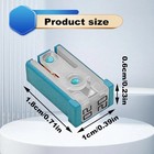 Car Fuse Assortment Kit  16 Pcs 32v Mini Slotted Automotive Mcase Shaped