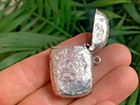 English Sterling Silver Vesta Case Match Safe Striker Birmingham Cs fs C 1900