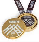 Hershey   s Team Usa Paralympics Chocolate Medal Tin In Hand