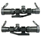 1 5-4x30 Tactical Rifle Scope With Rgb Illuminated Horseshoe Reticle-pepr Mount