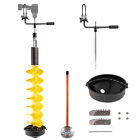 8   Ice Fishing Auger 40   Cordless Nylon Ice Augers With Plate 18   Extension