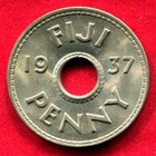 Fiji - 1937 1p Km 7 In Choice Bu