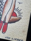 2 Brooklyn Joe Lieber Traditional Vintage Style Tattoo Flash Sheets 9x17 Girls
