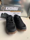 New Men s Khombu Drew Athletic Trail Hiking Shoes Black Gray - Pick Size