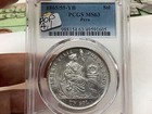 Peru 1 Sol 1865 55 Yb Pcgs Ms63 Rare Overdate Pop 4  1 Finer