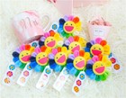 Takashi Murakami Kaikai Kiki Rainbow Flower Pin Badge Plush Keychain Brooch